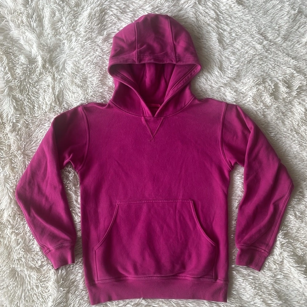Lululemon All Yours Hoodie Sweatshirt Fleece Ripened Raspberry Size 2 Pink